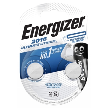 Energizer 2016 BP2 ლითიუმ ელემენტი-ღილაკი, 2ც შეკრა 2016-BP2, 3020 