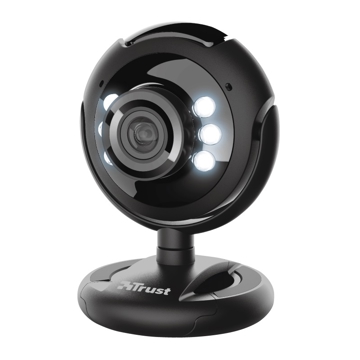 ვებკამერა Trust SpotLight Pro Webcam with LED lights 16428 - Black