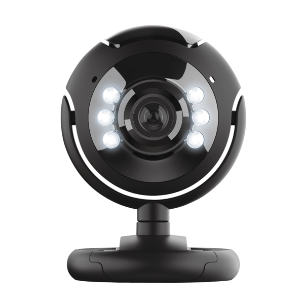 ვებკამერა Trust SpotLight Pro Webcam with LED lights 16428 - Black