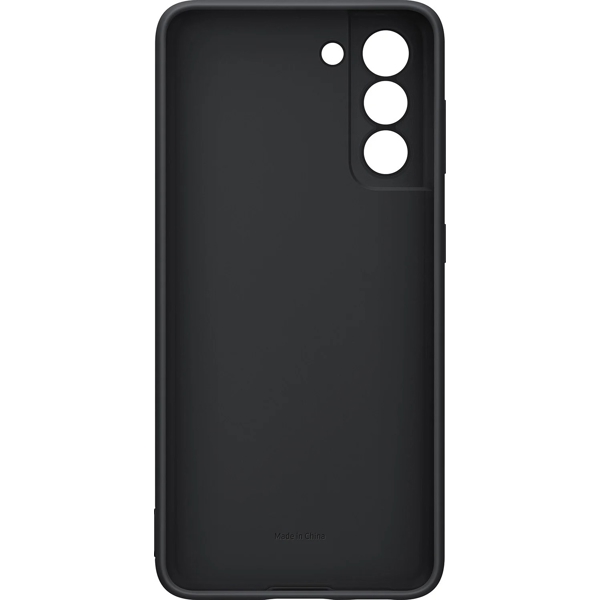 მობილურის ქეისი Samsung Galaxy S21 Plus Silicone Cover Black (EF-PG996TBEGRU)