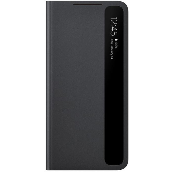 მობილურის ქეისი Samsung Galaxy S21 Plus Smart Clear View Cover Black (EF-ZG996CBEGRU)