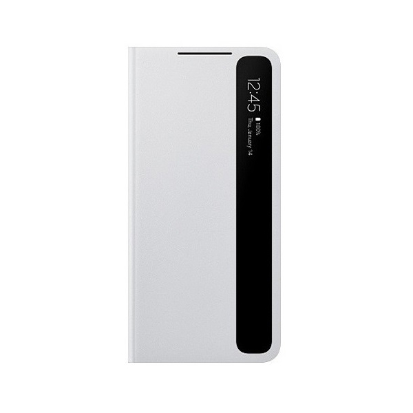 მობილურის ქეისი Samsung Galaxy S21 Plus Smart Clear View Cover Light Gray (EF-ZG996CJEGRU)