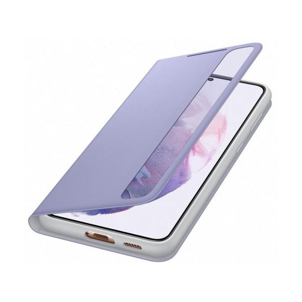მობილურის ქეისი Samsung Galaxy S21 Plus Smart Clear View Cover Light Purple (EF-ZG996CVEGRU)