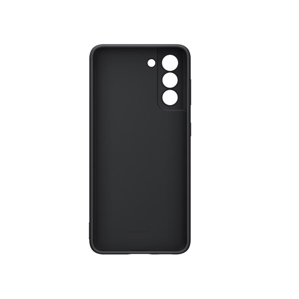 მობილურის ქეისი Samsung Galaxy S21 Silicone Cover Black (EF-PG991TBEGRU)