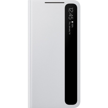  მობილურის ქეისი Samsung Galaxy S21 Smart Clear View Cover Light Gray (EF-ZG991CJEGRU)