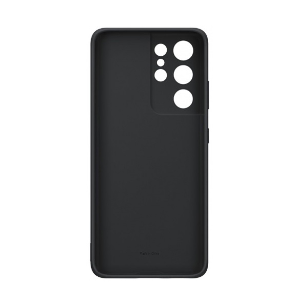 მობილურის ქეისი Samsung Galaxy S21 Ultra Silicone Cover Black (EF-PG998TBEGRU)