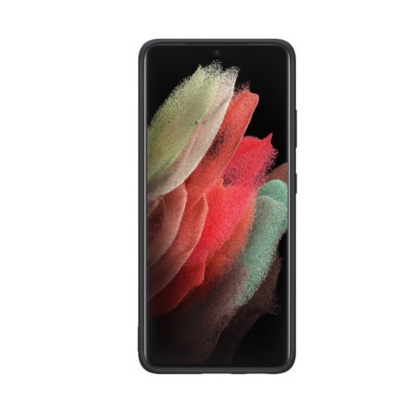 მობილურის ქეისი Samsung Galaxy S21 Ultra Silicone Cover Black (EF-PG998TBEGRU)