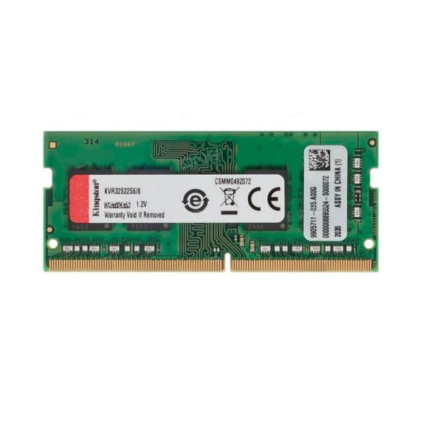 ოპერატიული მეხსიერება Kingston 8GB 3200MHz DDR4 SO-DIMM Non-ECC CL22 1Rx16