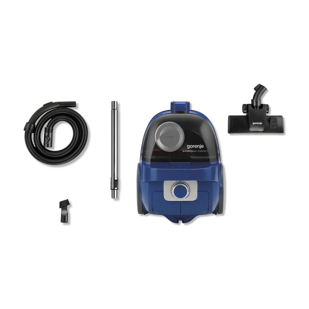 მტვერსასრუტი Gorenje Vacuum Cleaner VCEA01GACBUCY 800 W blue
