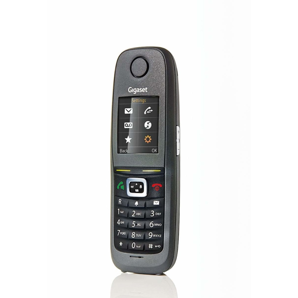 სტაციონალური ტელეფონი Gigaset S30852-H2762-R121 R650H Pro Fixed Cordless Telephone Grey