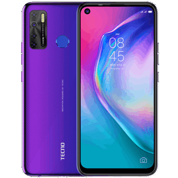 მობილური ტელეფონი TECNO Camon 15 (CD7) 4GB, 64GB Dual SIM Fascinating Purple