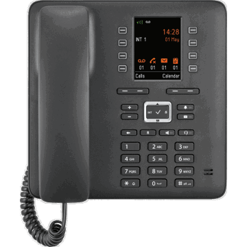 სტაციონალური ტელეფონი Gigaset Pro Maxwell C Corded VoIP Bluetooth, Visual call notification, Redial TFT Black