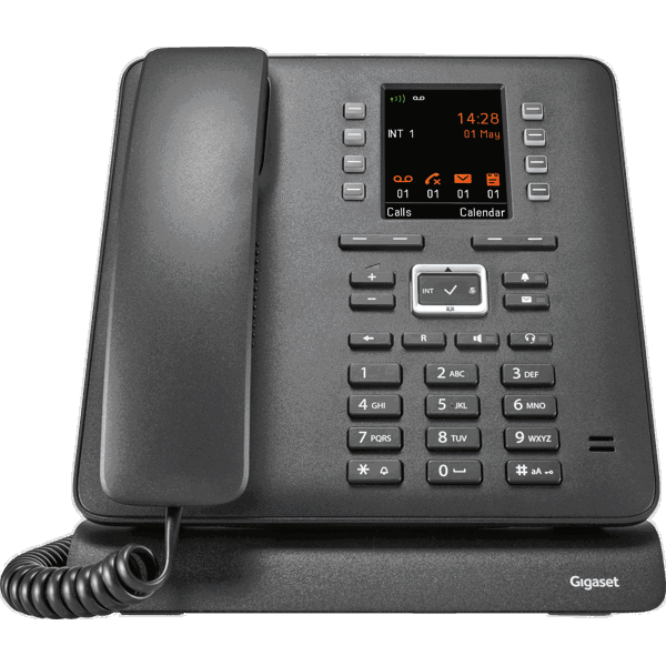 სტაციონალური ტელეფონი Gigaset Pro Maxwell C Corded VoIP Bluetooth, Visual call notification, Redial TFT Black