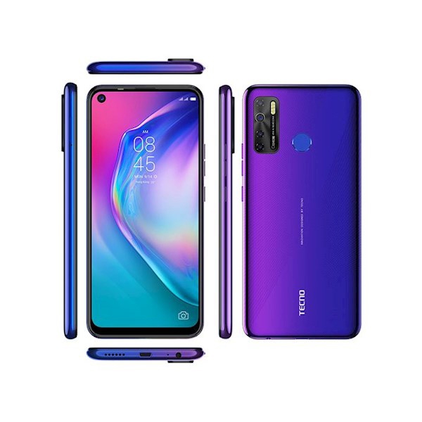 მობილური ტელეფონი TECNO Camon 15 (CD7) 4GB, 128GB Dual SIM Fascinating Purple