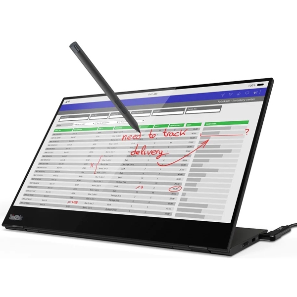 მონიტორი Lenovo 14'' ThinkVision FHD TOUCH 6MS WITH PEN Black