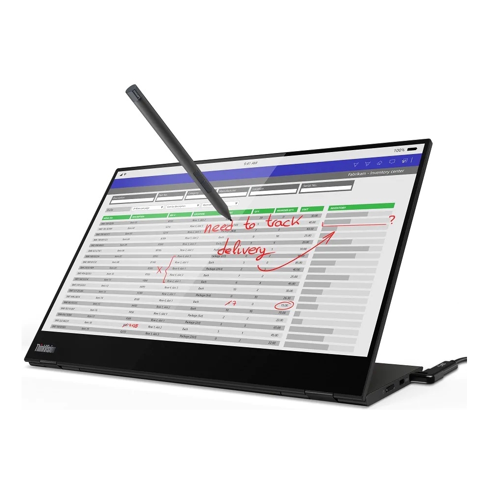 მონიტორი Lenovo 14'' ThinkVision FHD TOUCH 6MS WITH PEN Black