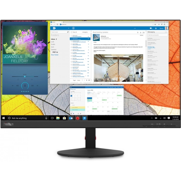 მონიტორი Lenovo 27'' ThinkVision QHD 2560X1440 4MS RAVEN Black