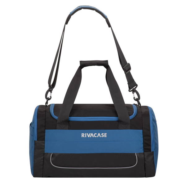 სამოგზაურო ჩანთა Rivacase 5235 30L Duffle travel Bag 6 Black-Blue