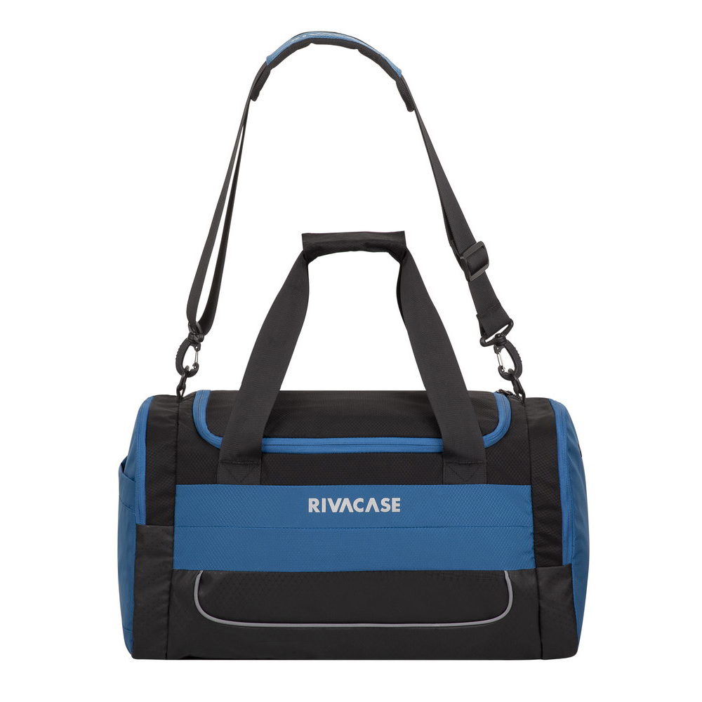 სამოგზაურო ჩანთა Rivacase 5235 30L Duffle travel Bag 6 Black-Blue