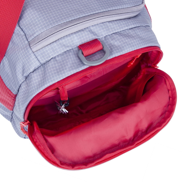 სამოგზაურო ჩანთა Rivacase 5235 30L Duffle travel Bag 6 Grey/Red