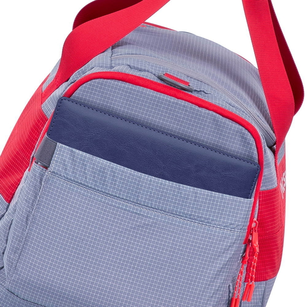 სამოგზაურო ჩანთა Rivacase 5235 30L Duffle travel Bag 6 Grey/Red