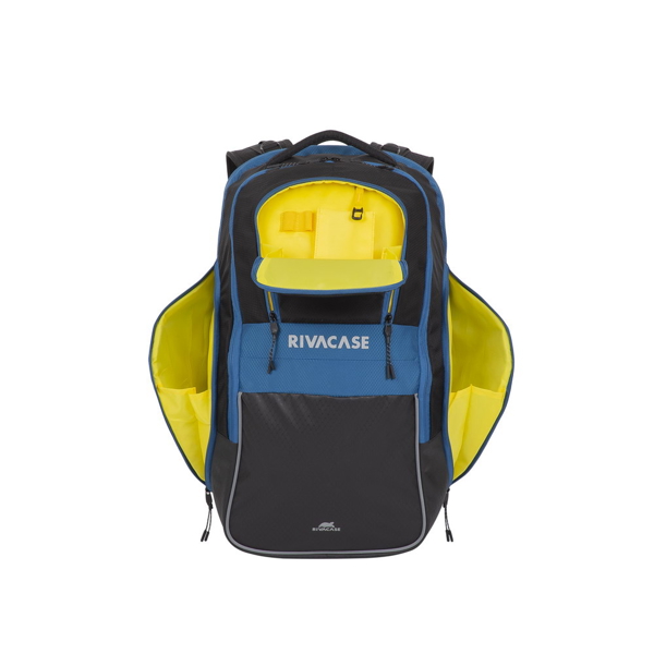 ნოუთბუქის ჩანთა Rivacase 5265 30L Laptop Backpack 17.3" Black/Blue