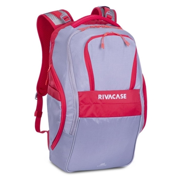 ნოუთბუქის ჩანთა Rivacase 5265 30L Laptop Backpack 17.3" Grey/Red