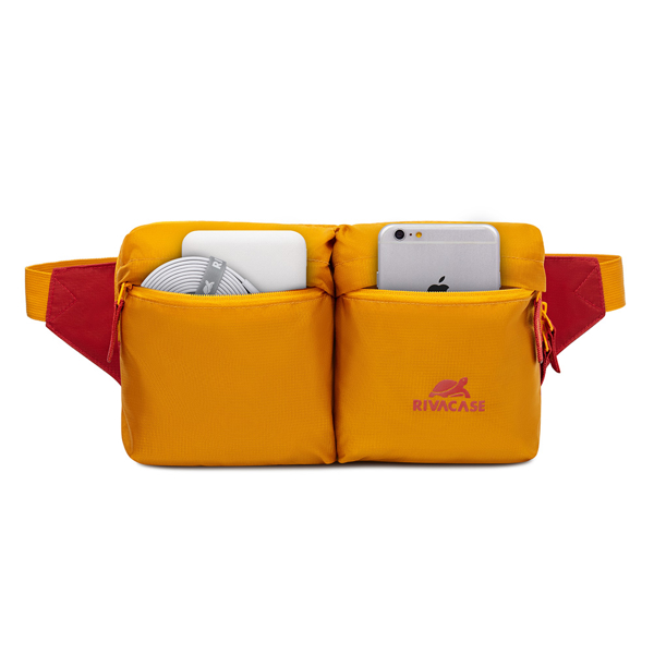 წელის ჩანთა Rivacase 5511 Waist Bag For Mobile Devices Gold