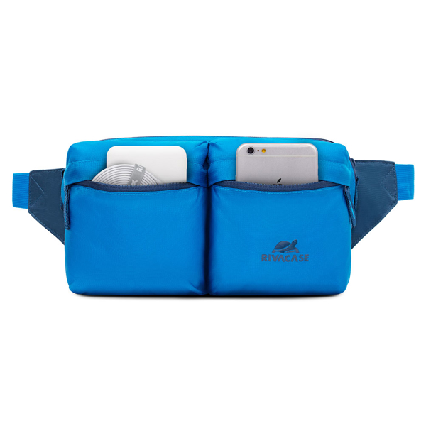 წელის ჩანთა Rivacase 5511 Waist Bag For Mobile Devices Light Blue