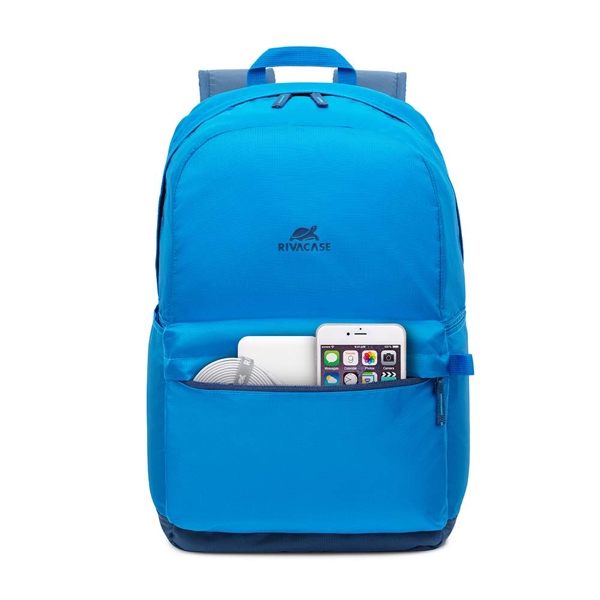 ნოუთბუქის ჩანთა Rivacase 5561 24L Lite Urban Backpack 15.6” Light Blue