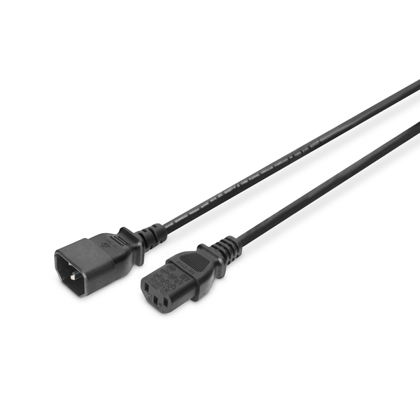 DIGITUS Power Cord extension cable, C14 - C13