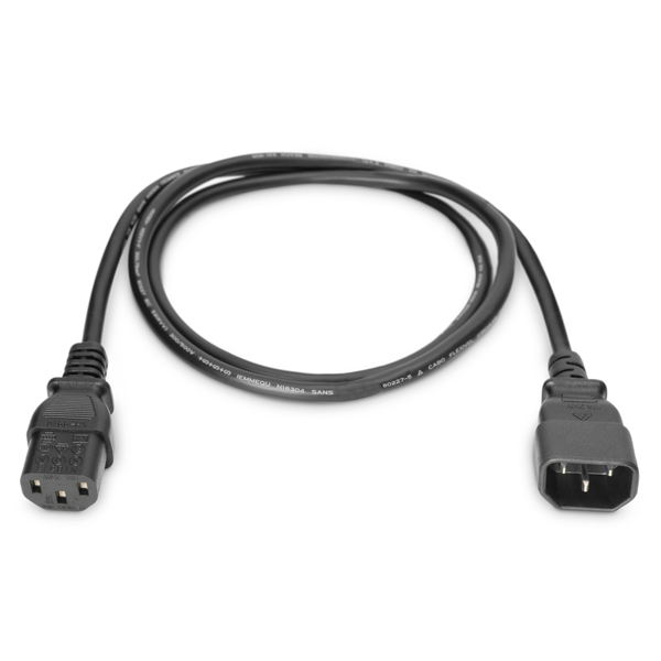 DIGITUS Power Cord extension cable, C14 - C13