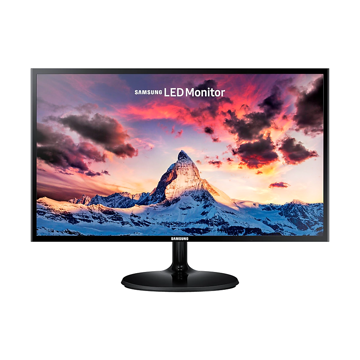 მონტორი Samsung LS24F354FHIXCI 23.5'' FHD 4MS, 75GHZ, HDMI, VGA Black