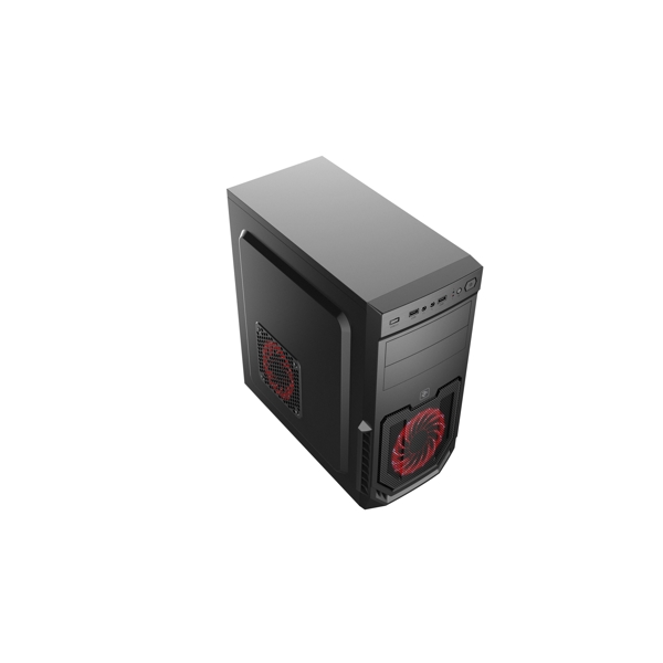 ქეისი 2Е KRAFT (VK11-400) with PSU ATX 400W, MidT, 2*USB1.0,black