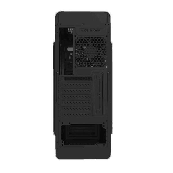 ქეისი GAMEMAX ELYSIUM, MidT, 1*USB3.0, 2*USB2.0, 2*120 BLUE, acrylic (side panel), without PSU, black