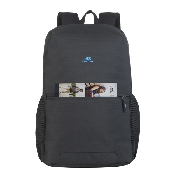 ნოუთბუქის ჩანთა Rivacase 8068 Full Size Laptop Backpack15.6" + Sport Bottle Black