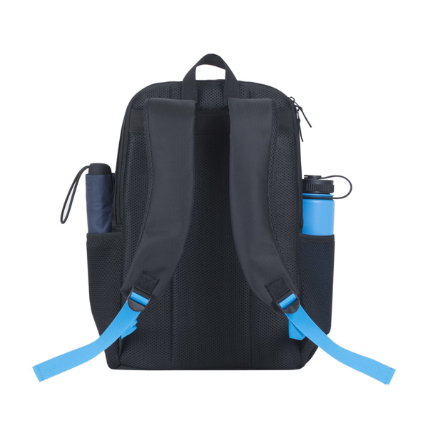 ნოუთბუქის ჩანთა Rivacase 8068 Full Size Laptop Backpack15.6" + Sport Bottle Black