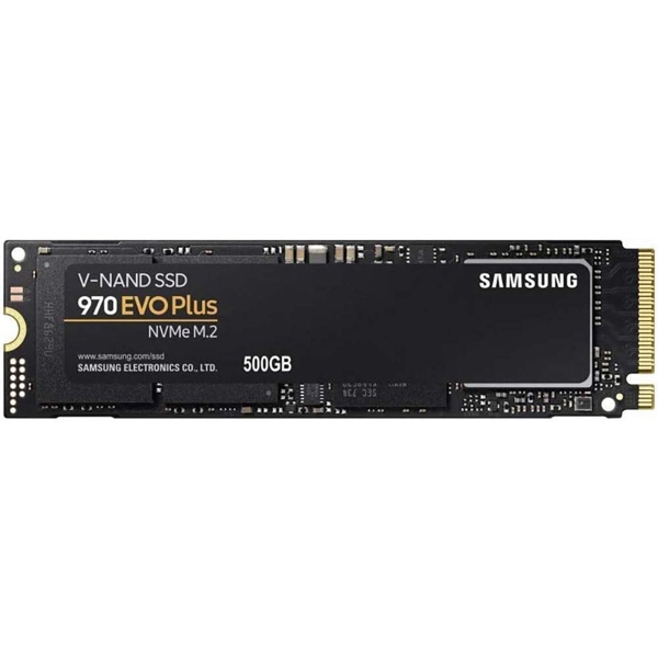 მყარი დისკი Samsung MZ-V7S500BW 500GB SSD 970 EVO plus M.2 PCIe Gen 3.0 x 4, NVMe, read/write speeds up to 3500