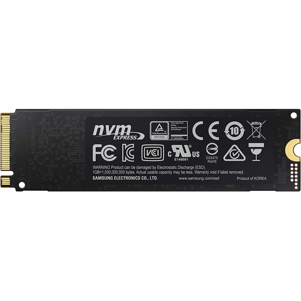 მყარი დისკი Samsung MZ-V7S500BW 500GB SSD 970 EVO plus M.2 PCIe Gen 3.0 x 4, NVMe, read/write speeds up to 3500