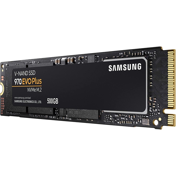 მყარი დისკი Samsung MZ-V7S500BW 500GB SSD 970 EVO plus M.2 PCIe Gen 3.0 x 4, NVMe, read/write speeds up to 3500