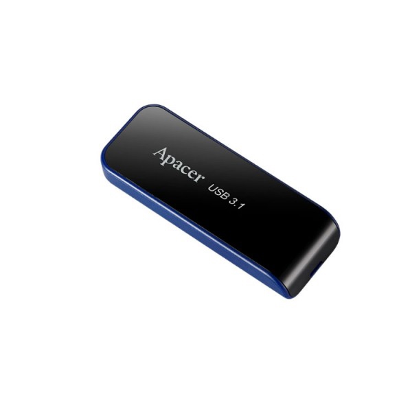 ფლეშ მეხსიერება: Apacer Flash Drive AH350 128GB USB3.1 Black - AP128GAH350B-1