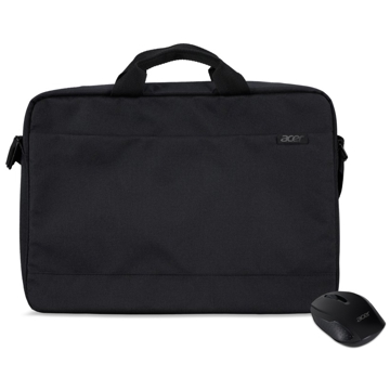 ნოუთბუქის ჩანთა + მაუსი ACER Starter KIT_15.6" AAK920 Carrying Bag Black And Wireless Mouse Black