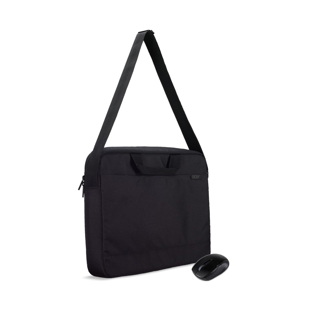 ნოუთბუქის ჩანთა + მაუსი ACER Starter KIT_15.6" AAK920 Carrying Bag Black And Wireless Mouse Black