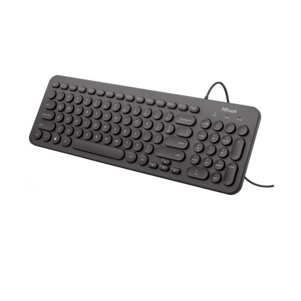 კლავიატურა: TRUST RU MUTO SILENT KEYBOARD - 23408