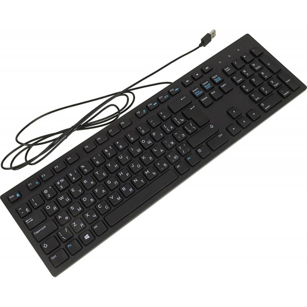 კლავიატურა DELL Keyboard KB216 USB Multimedia Black