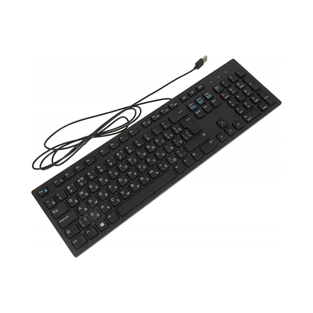 კლავიატურა DELL Keyboard KB216 USB Multimedia Black