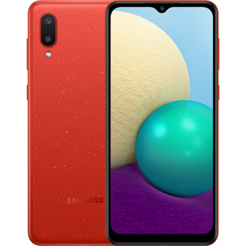 მობილური ტელეფონი Samsung A022G Galaxy A02 2GB, 32GB Dual Sim LTE Red