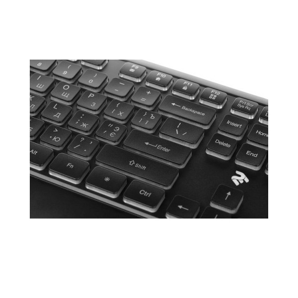 კლავიატურა: Keyboard 2E KS110 Illuminated - 2E-KS110UB