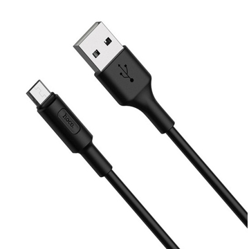 USB კაბელი Hoco X25 Soarer charging data cable for Micro Black