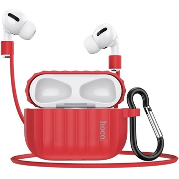 ყურსასმენის ქეისი HOCO WB20 Airpods pro Fenix protective cover Red